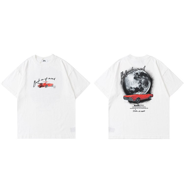 "Landed Down" Graphic Unisex Streetwear Vintage Women Men Y2K T-Shirt