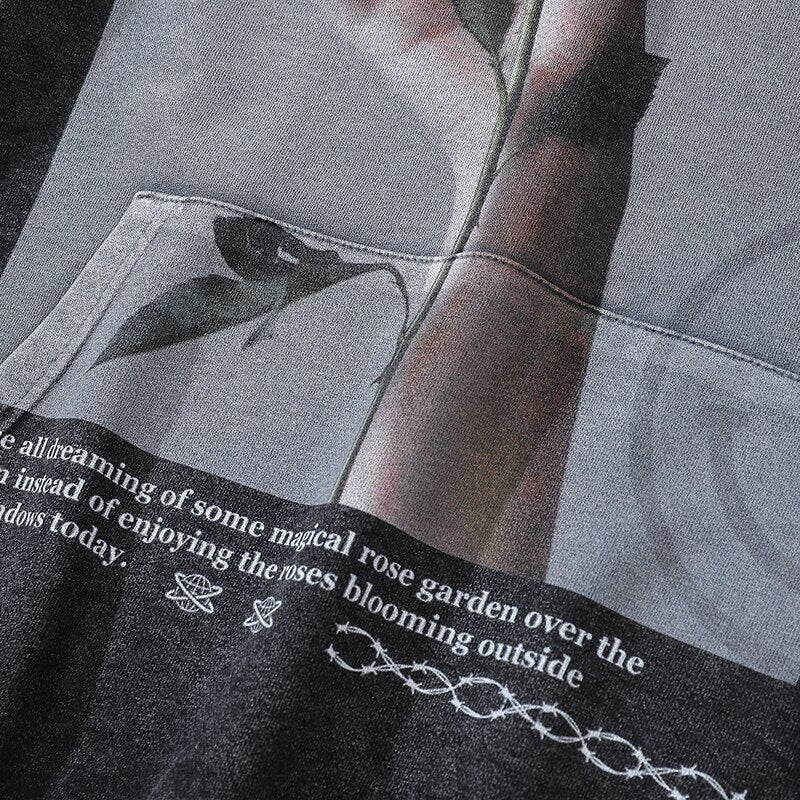 "Handed Down" Graphic Unisex Streetwear Women Men Y2K Hoodie