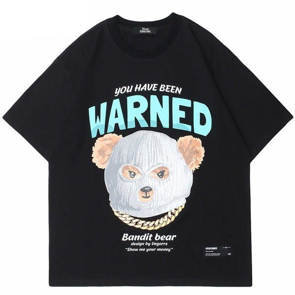 "Been Warned" Unisex Men Women Streetwear Graphic T-Shirt