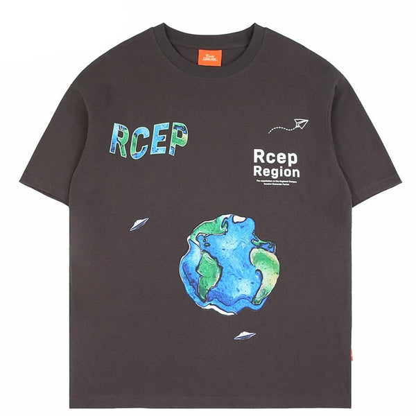 "Recap" Graphic Unisex Streetwear Vintage Women Men Y2K T-Shirt