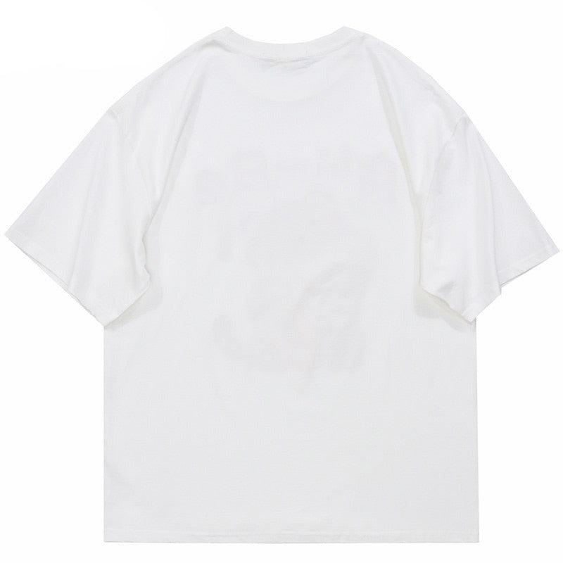 "Wave Away" Graphic Unisex Streetwear Vintage Women Men Y2K T-Shirt