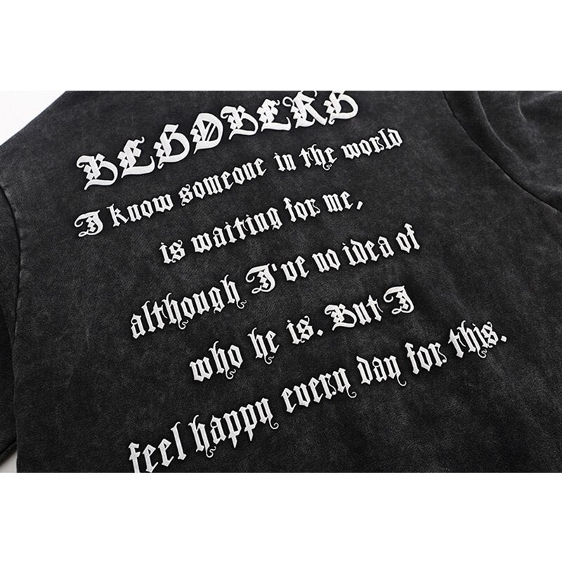 "The Wrong Side" Graphic Unisex Streetwear Vintage Women Men Y2K Hoodie
