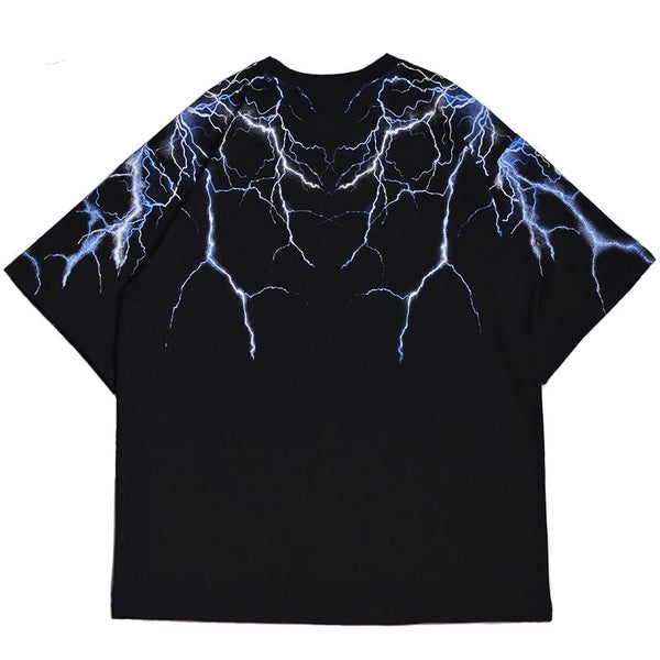 "Thunder Struck" Graphic Unisex Streetwear Vintage Women Men Y2K T-Shirt