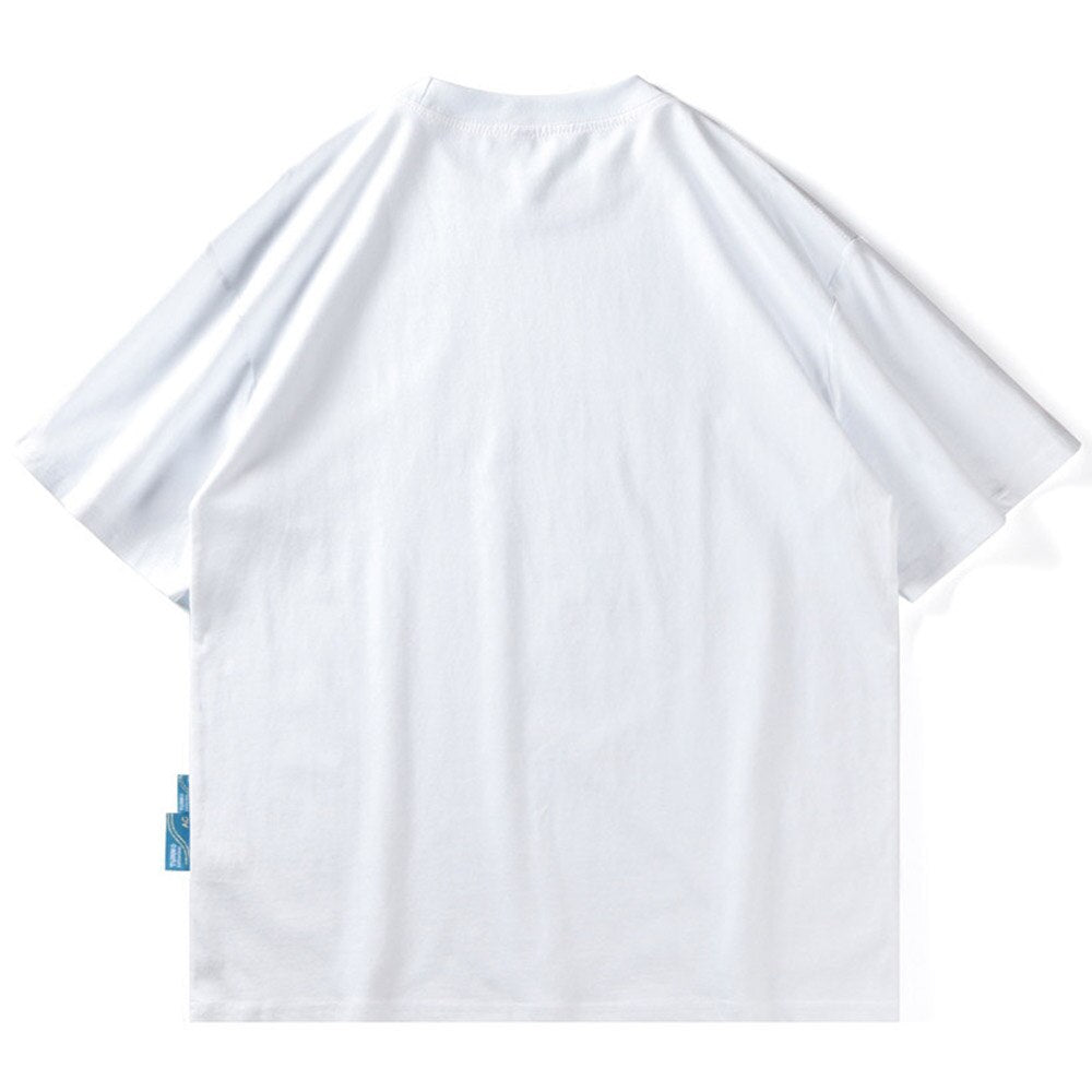 "Scared One" Graphic Unisex Streetwear Vintage Women Men Y2K T-Shirt