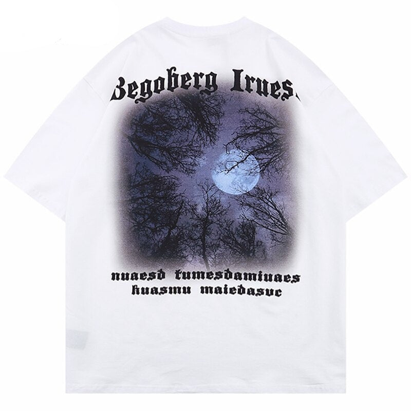"Mid-Day" Graphic Unisex Streetwear Vintage Women Men Y2K T-Shirt