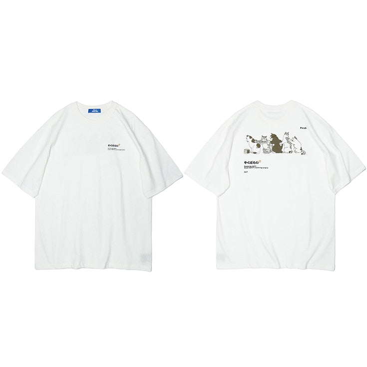 "Group Discussion" Graphic Unisex Streetwear Women Men Y2K T-Shirt