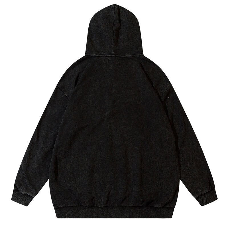 "Purple Chest" Graphic Unisex Streetwear Vintage Women Men Y2K Hoodie