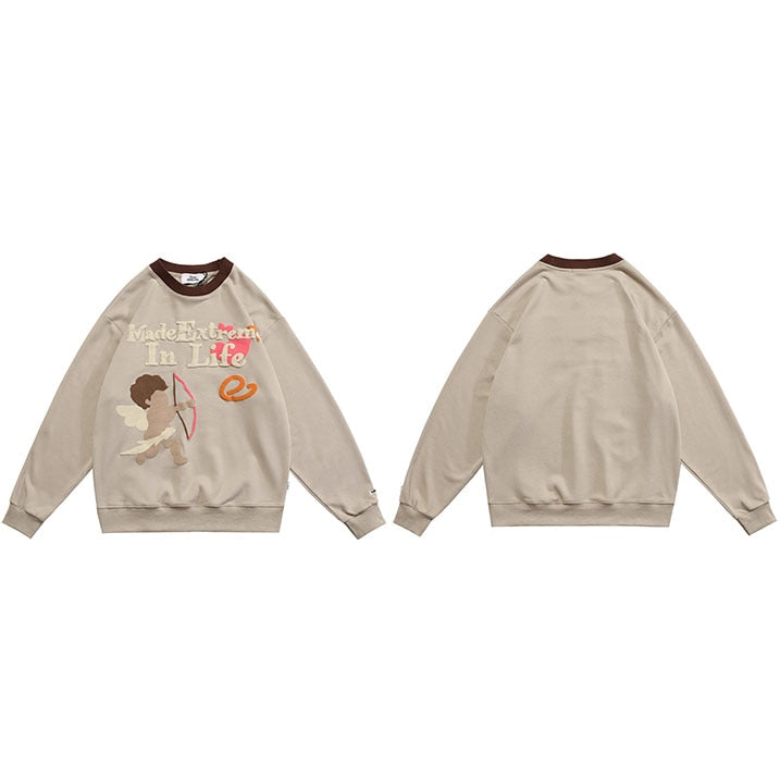 "Made In House" Graphic Unisex Streetwear Vintage Women Men Y2K Sweater