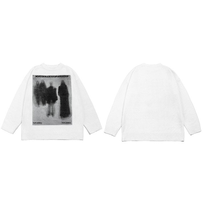 "Shadow Family" Graphic Unisex Streetwear Vintage Women Men Y2K Sweatshirt