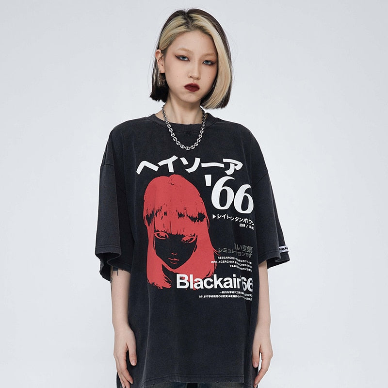"Black Air" Unisex Men Women Streetwear Graphic T-Shirt