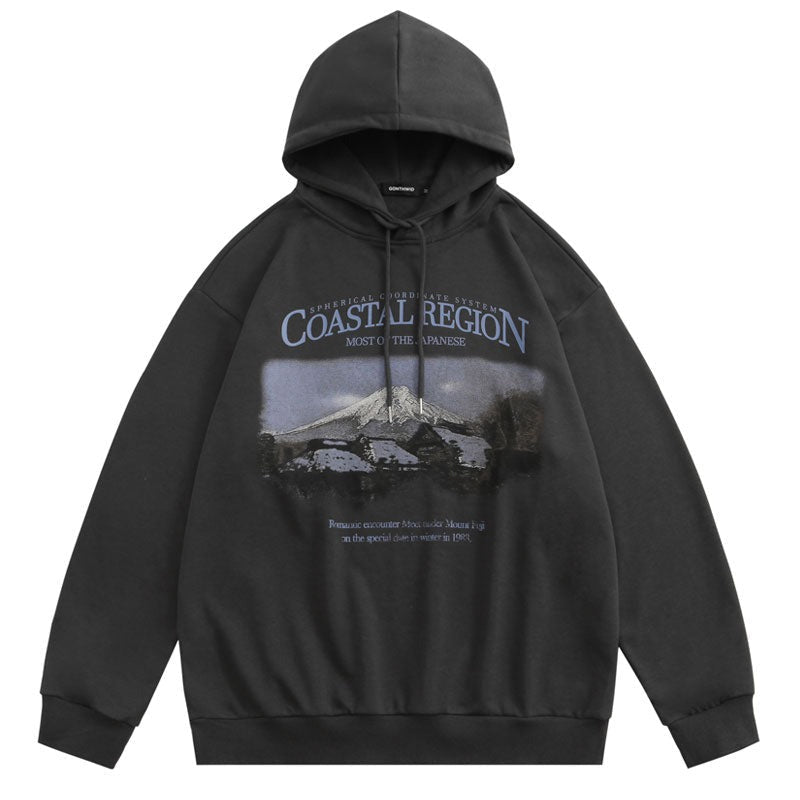 "Coastal Region" Unisex Men Women Streetwear Graphic Hoodie