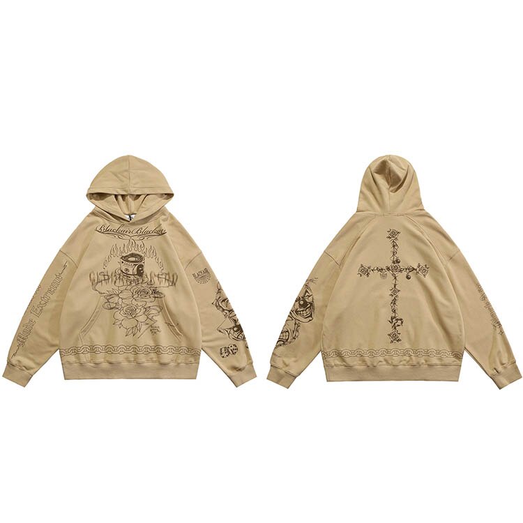 "Chain On Fire" Unisex Men Women Streetwear Graphic Hoodie