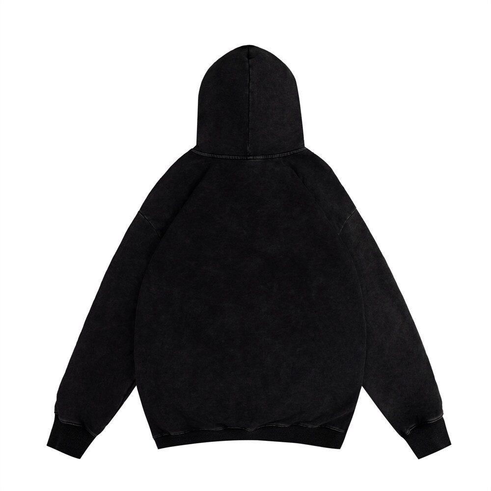 "Written In Time" Graphic Unisex Streetwear Vintage Women Men Y2K Hoodie