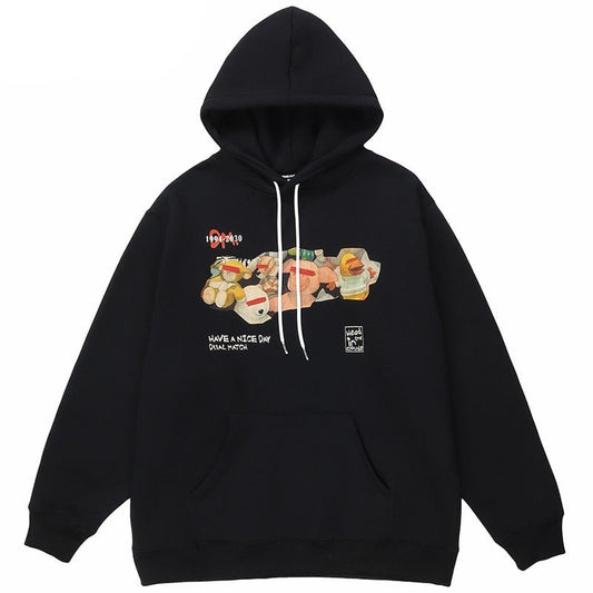 "Have A Nice Night" Graphic Unisex Streetwear Vintage Women Men Y2K Hoodie