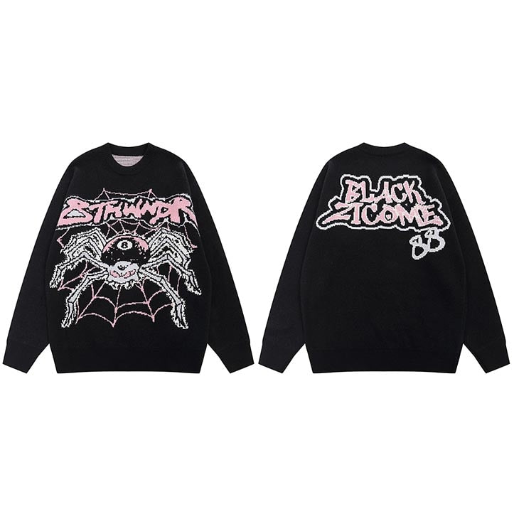 "Eight Legs" Unisex Men Women Streetwear Graphic Sweater