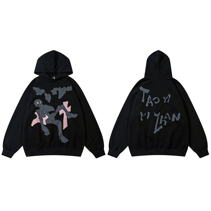 "Dropping Down" Unisex Men Women Streetwear Graphic Hoodie