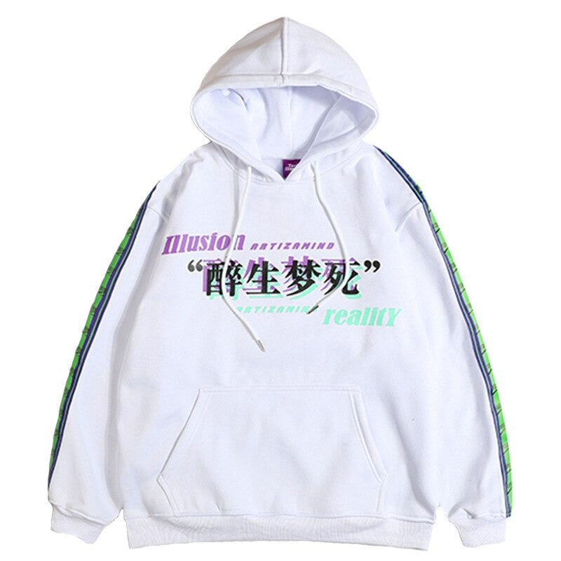 "Dark Illusion" Unisex Men Women Streetwear Graphic Hoodie