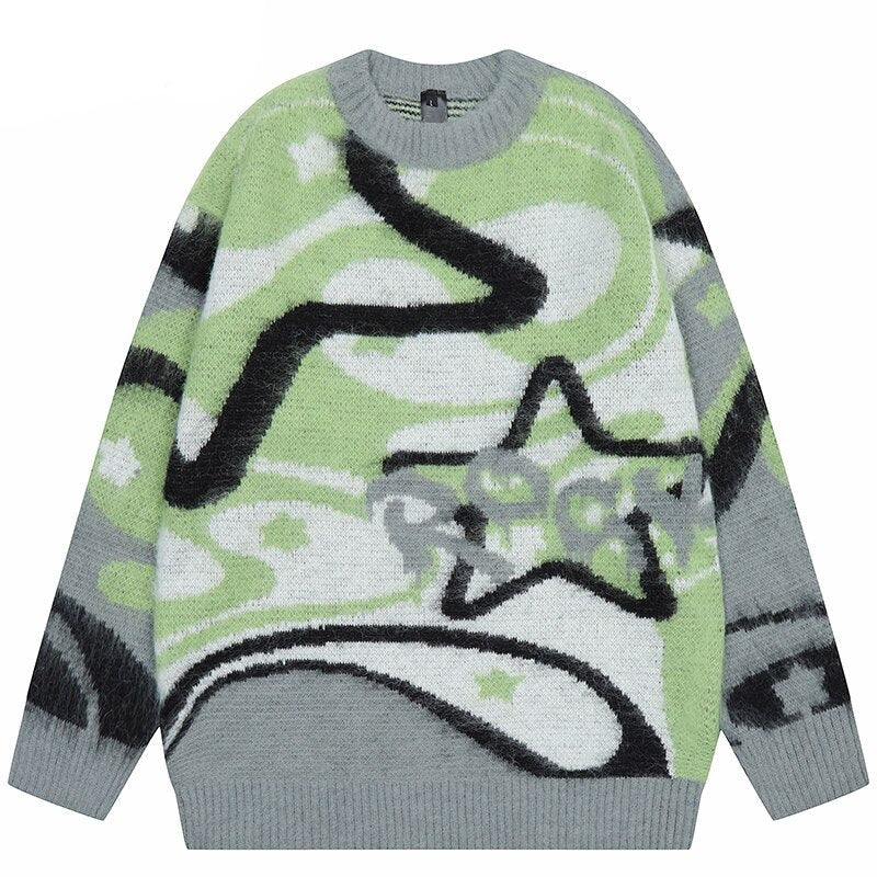 "Rock Bottom" Graphic Unisex Streetwear Vintage Women Men Y2K Sweater