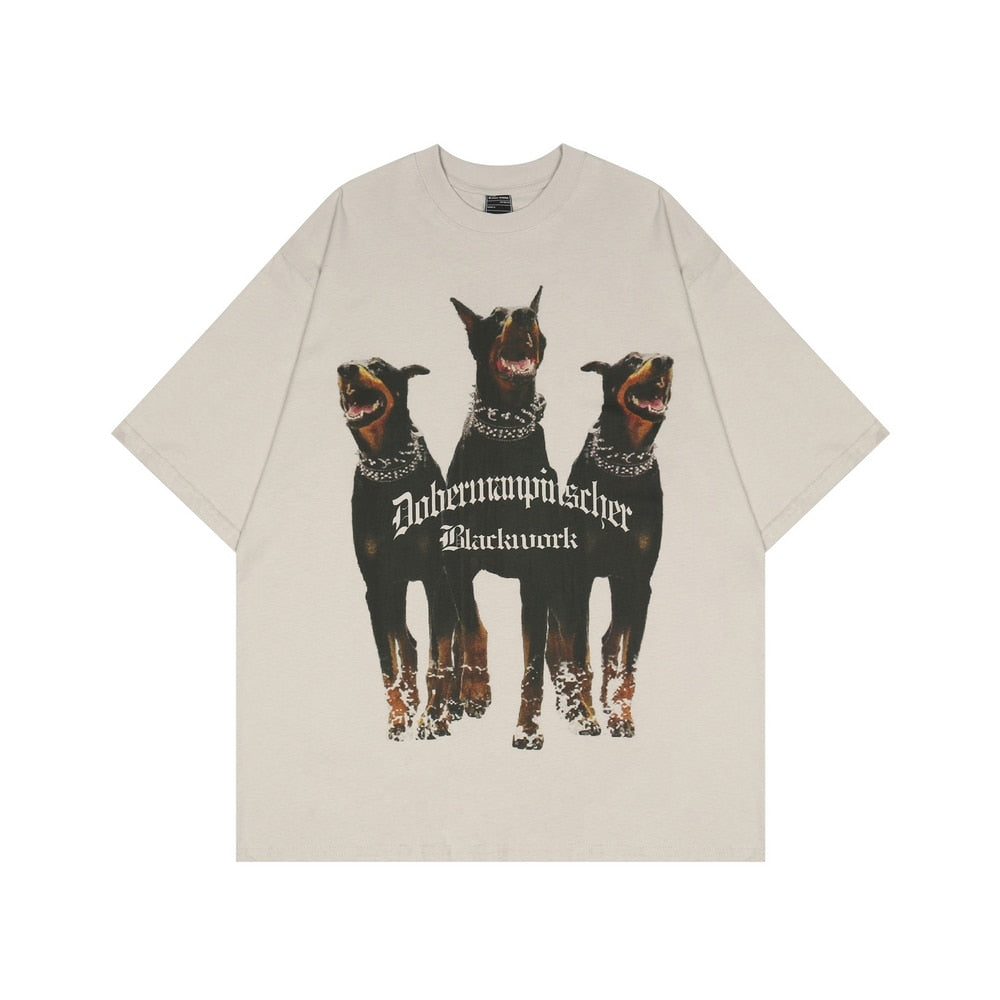 "Two Beats One" Graphic Unisex Streetwear Vintage Women Men Y2K T-Shirt
