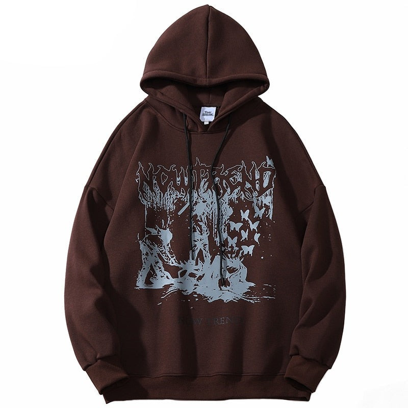 "Life Starts Soon" Graphic Unisex Streetwear Vintage Women Men Y2K Hoodie