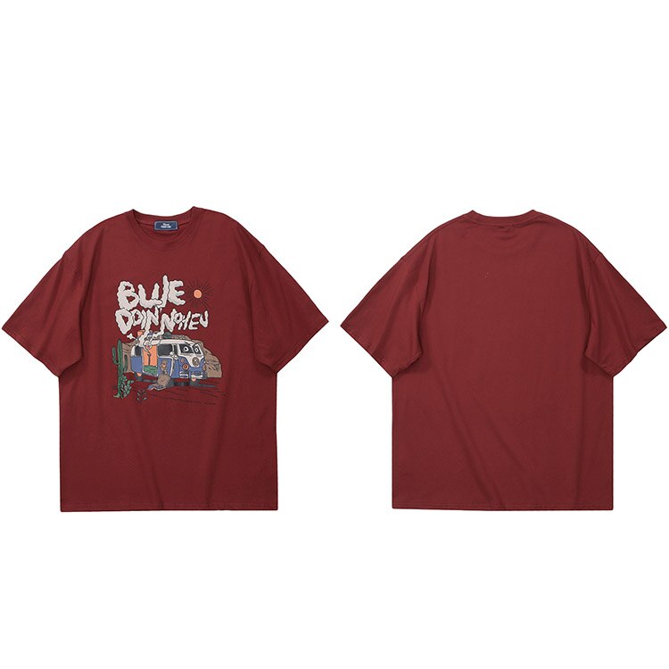"Bad Driver" Unisex Streetwear Men Women Graphic T-Shirt