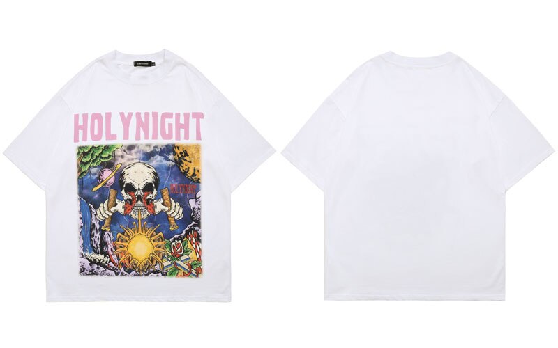 "The Only Night" Graphic Unisex Streetwear Vintage Women Men Y2K T-Shirt