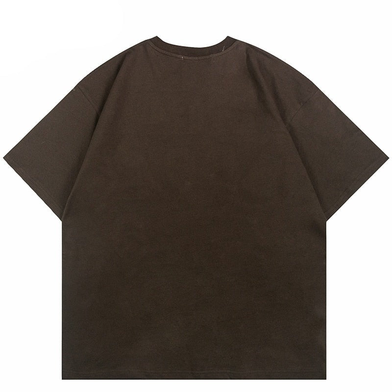 "Race Track" Graphic Unisex Streetwear Vintage Women Men Y2K T-Shirt