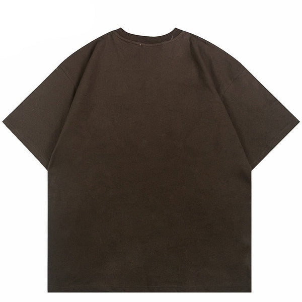 "Race Track" Graphic Unisex Streetwear Vintage Women Men Y2K T-Shirt