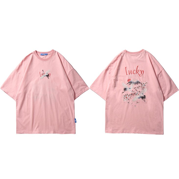 "Get Lucky" Graphic Unisex Streetwear Vintage Women Men Y2K T-Shirt