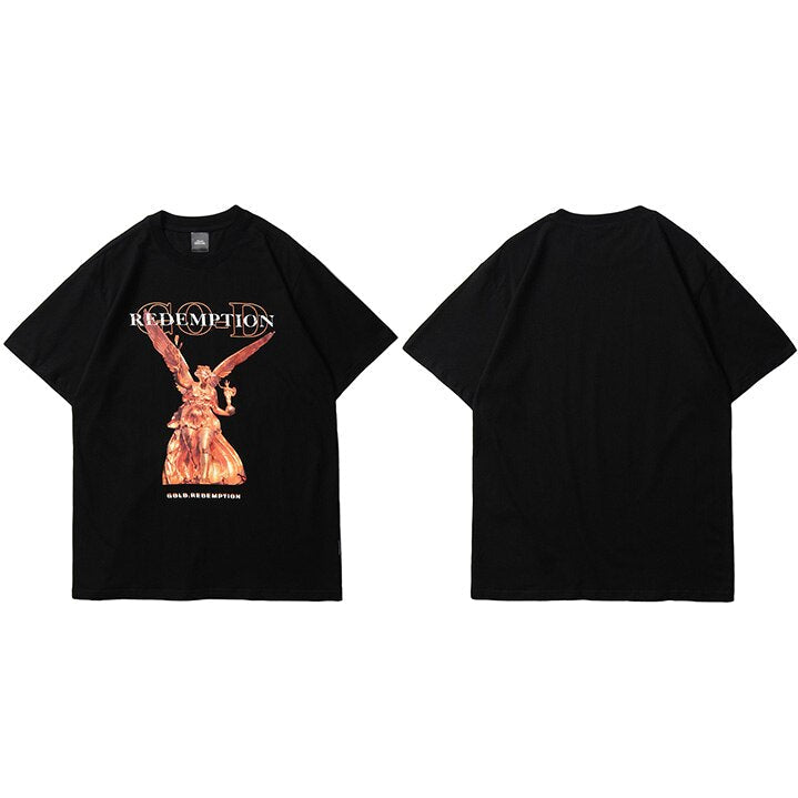 "Redemption" Graphic Unisex Streetwear Vintage Women Men Y2K T-Shirt