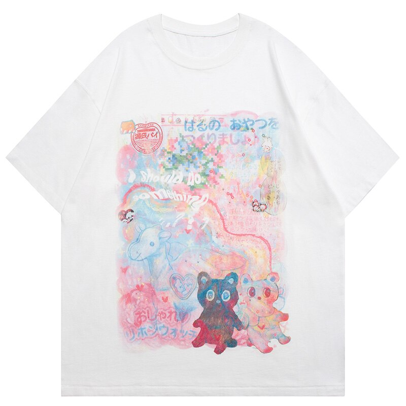 "Snake & Ladders" Graphic Unisex Streetwear Vintage Women Men Y2K T-Shirt