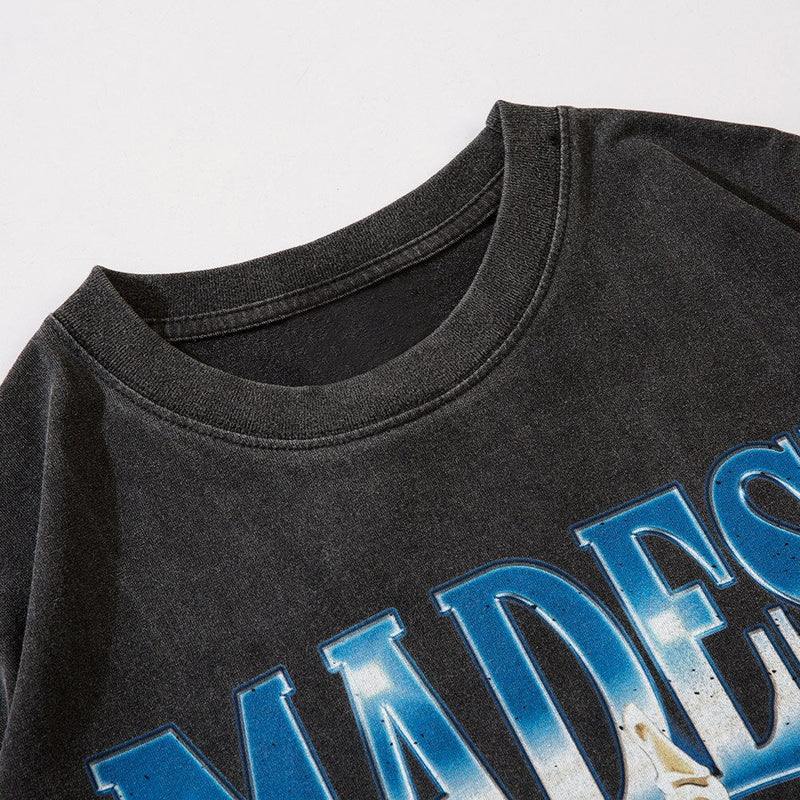 "Lost In Madness" Graphic Unisex Streetwear Vintage Women Men Y2K T-Shirt