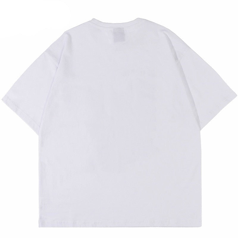 "Peace and Love" Graphic Unisex Streetwear Vintage Women Men Y2K T-Shirt