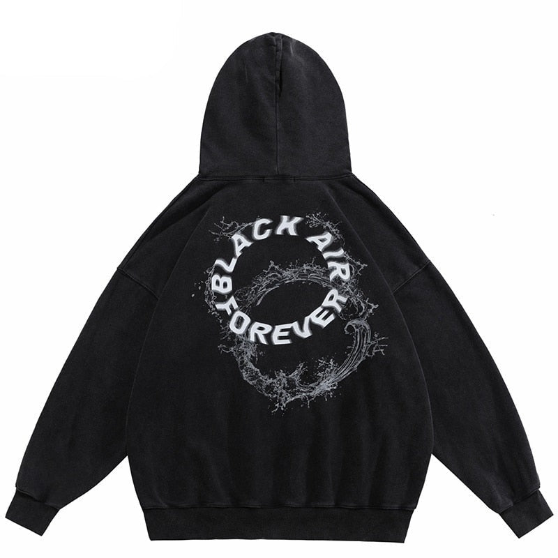 "Forever & Ever" Graphic Unisex Streetwear Women Men Y2K Hoodie