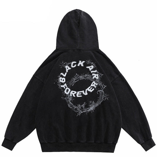 "Forever & Ever" Graphic Unisex Streetwear Women Men Y2K Hoodie