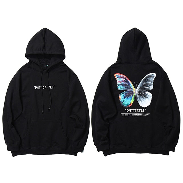 "Butterfly Effect" Unisex Men Women Streetwear Graphic Hoodie