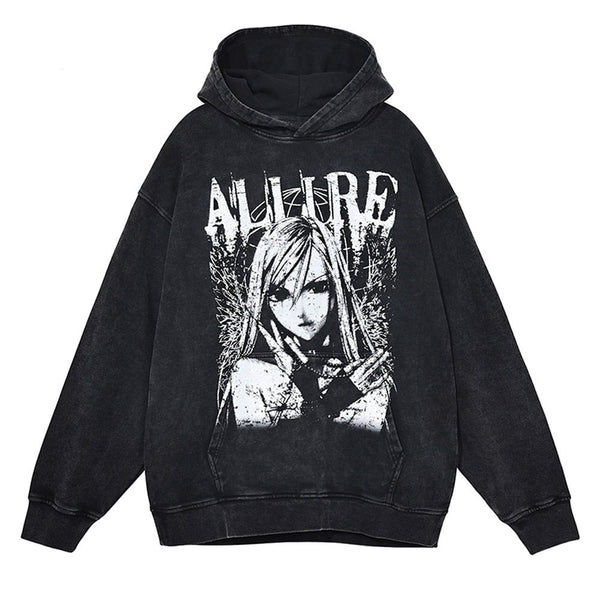 "Allure" Unisex Streetwear Men Women Graphic Hoodie