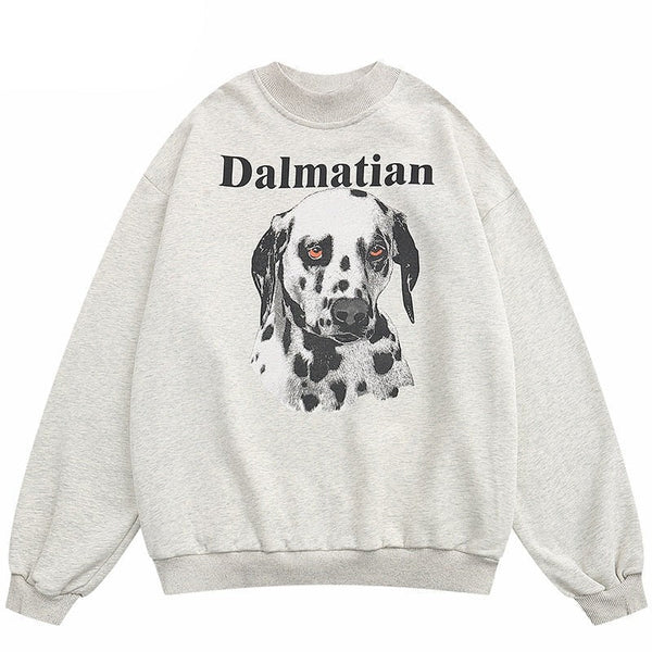 "Dalmatian" Unisex Men Women Streetwear Graphic Sweatshirt