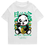 "Rich Panda” Graphic Unisex Streetwear Vintage Women Men Y2K T-Shirt