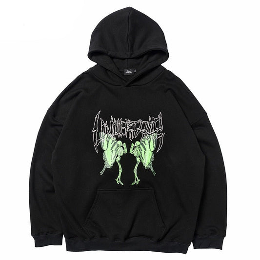 "Dance All Night" Unisex Men Women Streetwear Graphic Hoodie