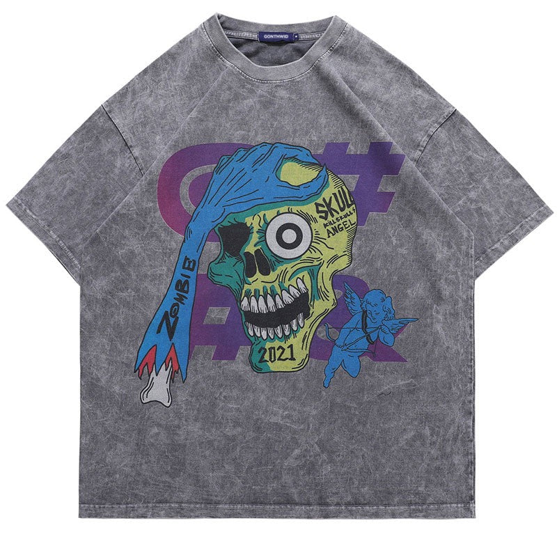 "Another Headache" Graphic Unisex Streetwear Vintage Women Men Y2K T-Shirt
