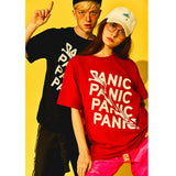 "Panic Now" Graphic Unisex Streetwear Vintage Women Men Y2K T-Shirt