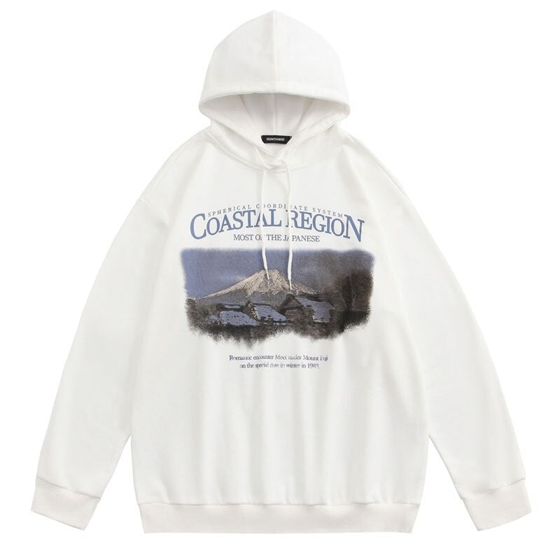 "Coastal Region" Unisex Men Women Streetwear Graphic Hoodie