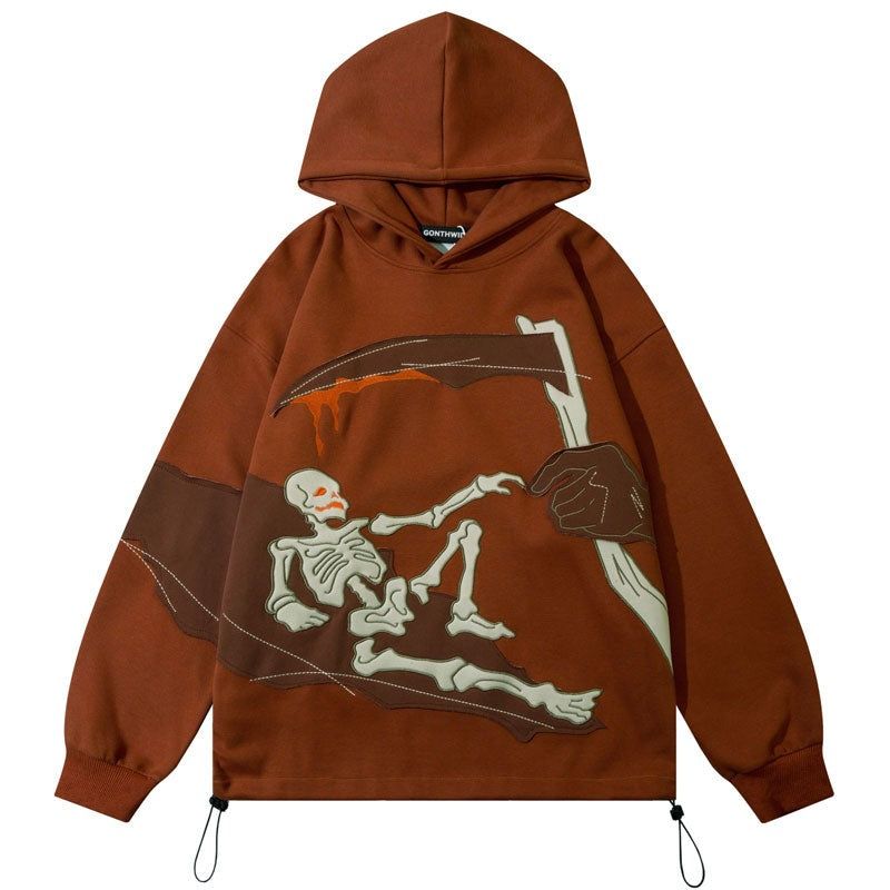 "Flatted Out" Unisex Men Women Streetwear Graphic Hoodie