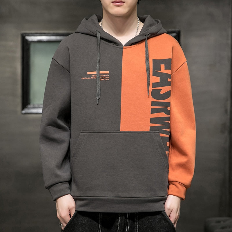 "Navy Made" Graphic Unisex Streetwear Vintage Women Men Y2K Hoodie