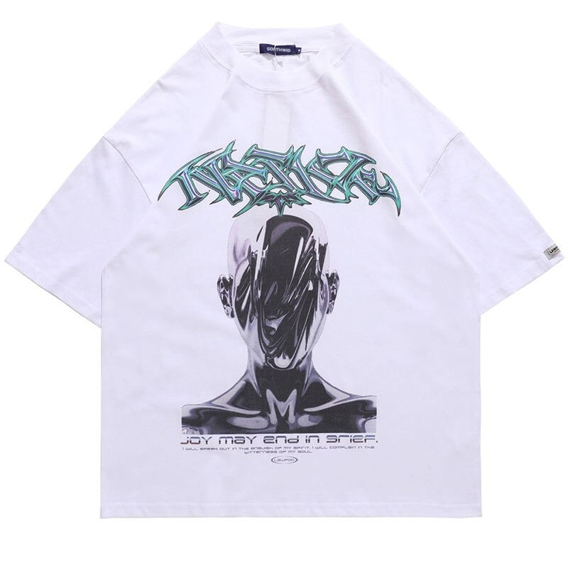 "Death Stare" Unisex Men Women Streetwear Graphic T-Shirt
