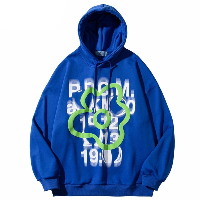 "Blurry Vision" Unisex Men Women Streetwear Graphic Hoodie