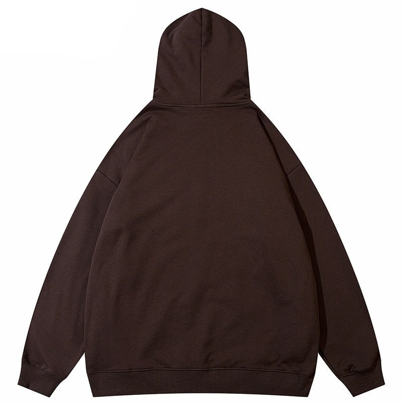 "Give Yourself Time" Graphic Unisex Streetwear Women Men Y2K Hoodie