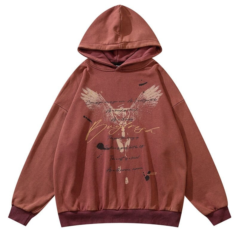 "Left In The Bottom" Graphic Unisex Streetwear Vintage Women Men Y2K Hoodie
