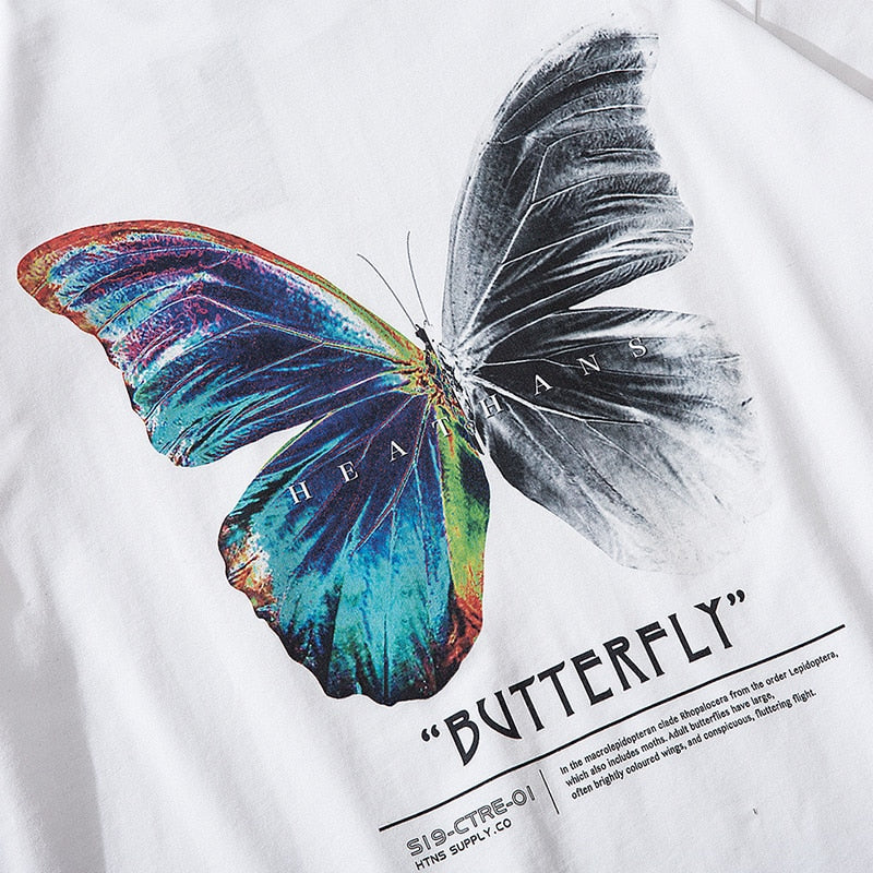 "Blue Effect" Graphic Unisex Streetwear Vintage Women Men Y2K T-Shirt